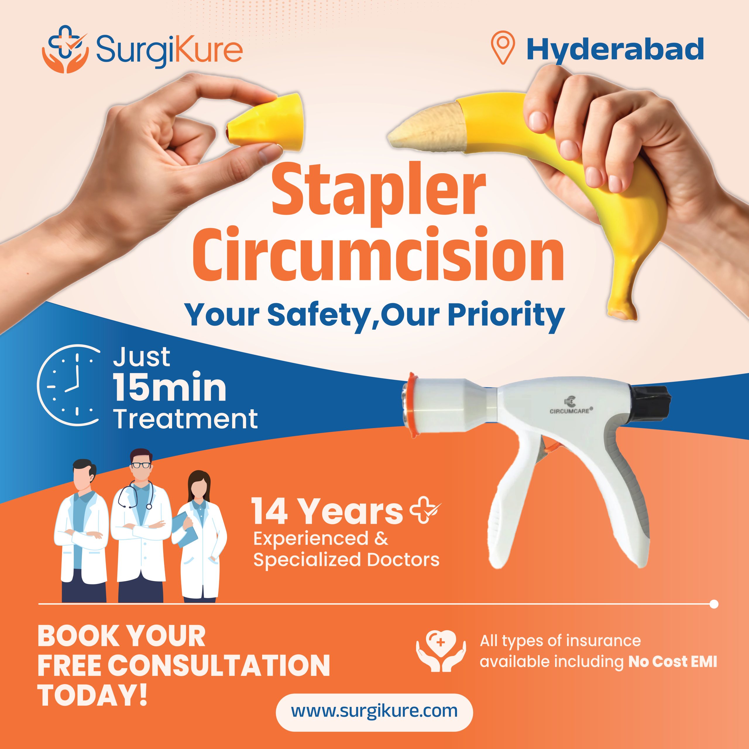 Stapler Circumcision in Hyderabad: A Modern Approach to Male Circumcision