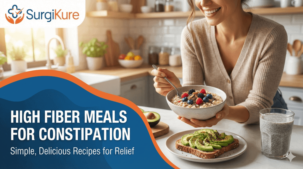 High Fiber Meals for Constipation: A Complete Guide for Adults and the Elderly