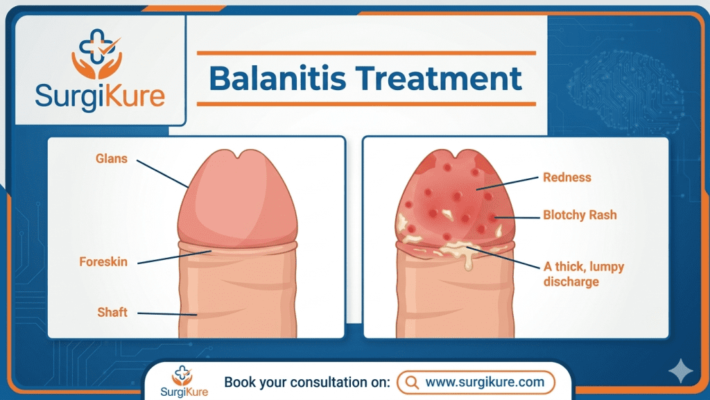 Balanitis Treatment, Causes & Symptoms