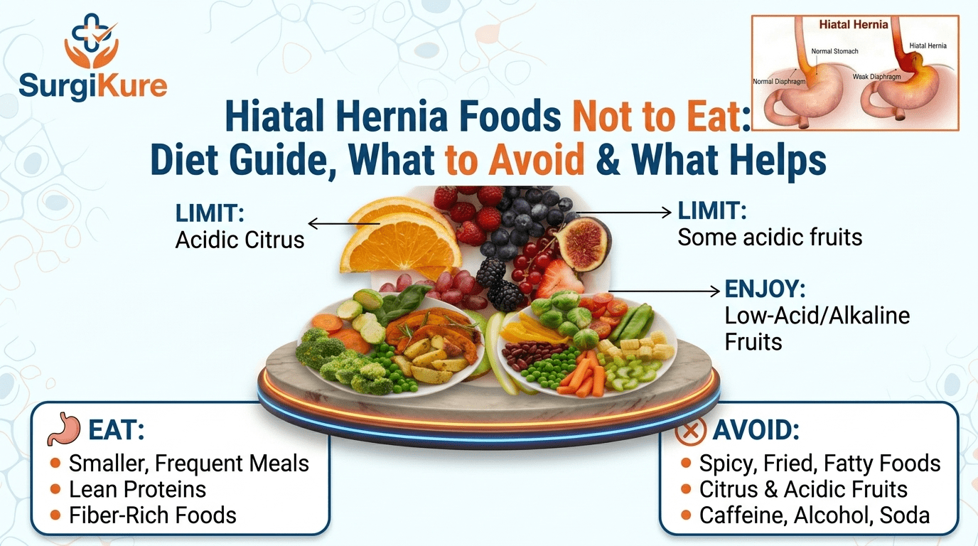 Hiatal Hernia Foods Not to Eat: Diet Guide, What to Avoid & What Helps