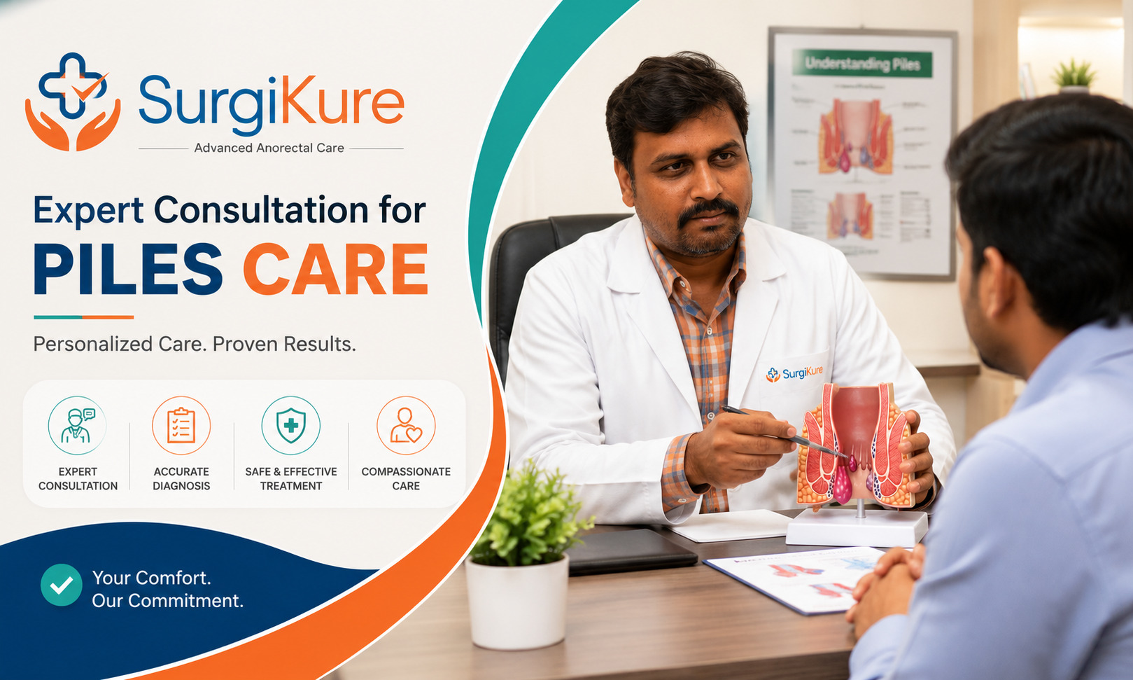 Piles consultation with a proctologist in Visakhapatnam at SurgiKure